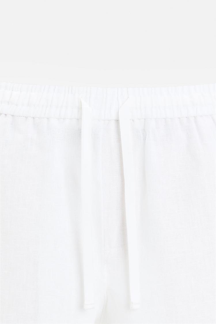 Fabmade Men’S White Loose Fit Cotton Pajama