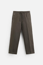 Fabmade Men’S Linen Pajama Combo – Beige & Brown (Pack Of 2)