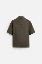 Fabmade Men’S Brown Cotton Shirt