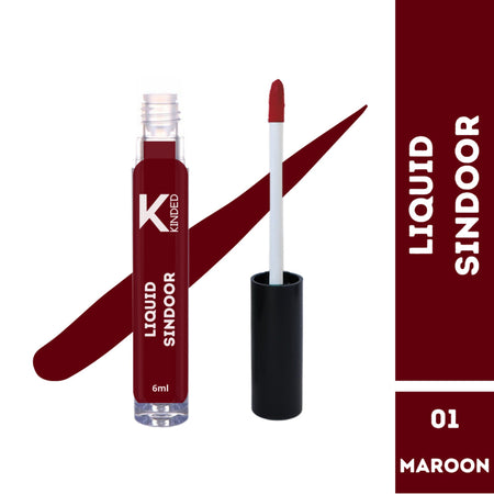 KINDED Liquid Sindoor - 01 Maroon
