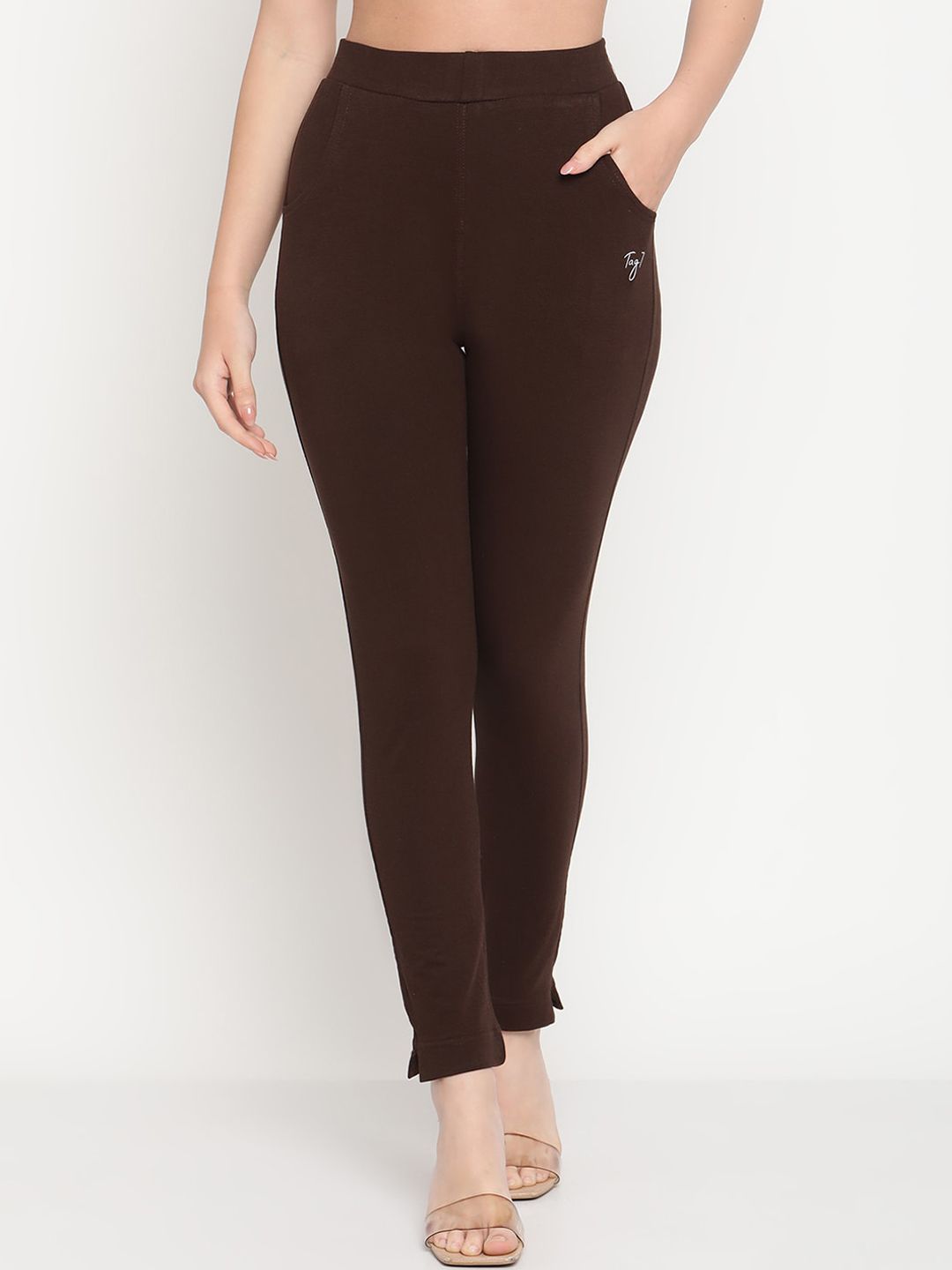 TAG 7 Pack of 2 Brown Ankle-Length Leggings
