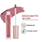 Swiss Beauty Matte Hour Waterproof Liquid Lipstick, Up To 10-Hour - 2 Rose All Day - Distacart