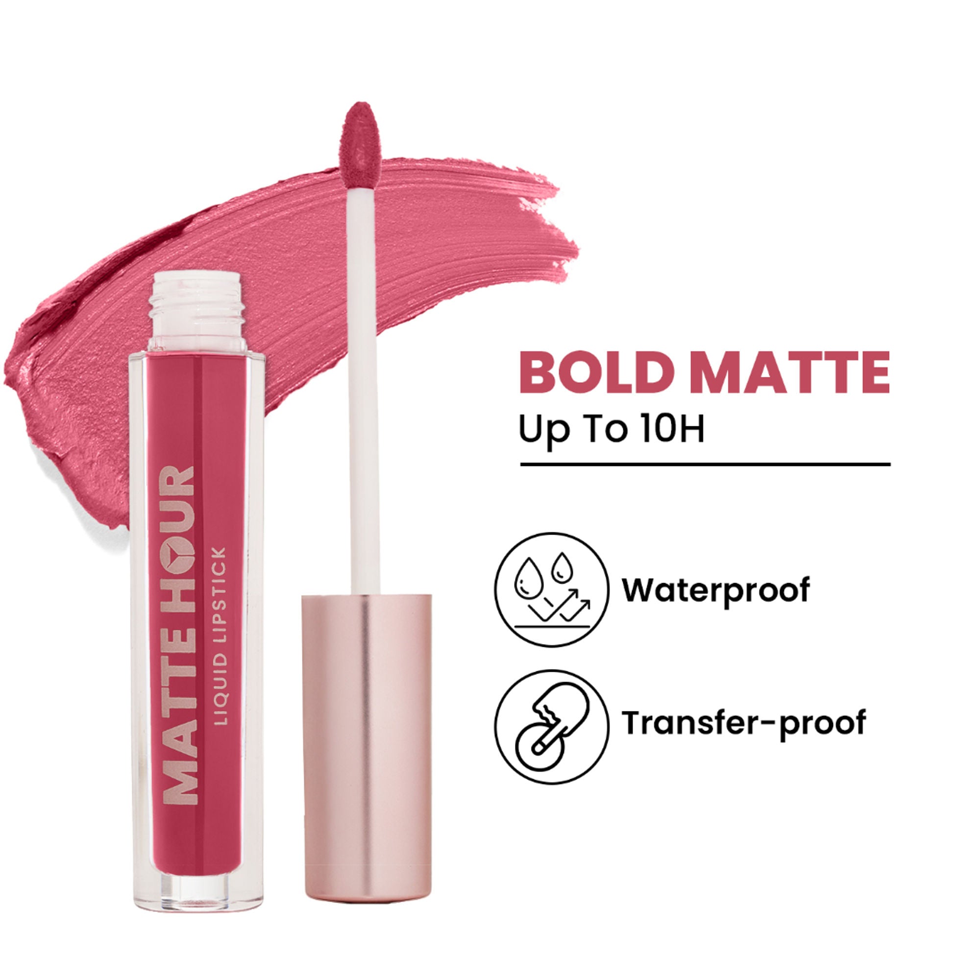 Swiss Beauty Matte Hour Waterproof Liquid Lipstick, Up To 10-Hour - 4 Peach Bellini - Distacart