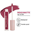 Swiss Beauty Matte Hour Waterproof Liquid Lipstick, Up To 10-Hour - 6 Berry Fizz - Distacart