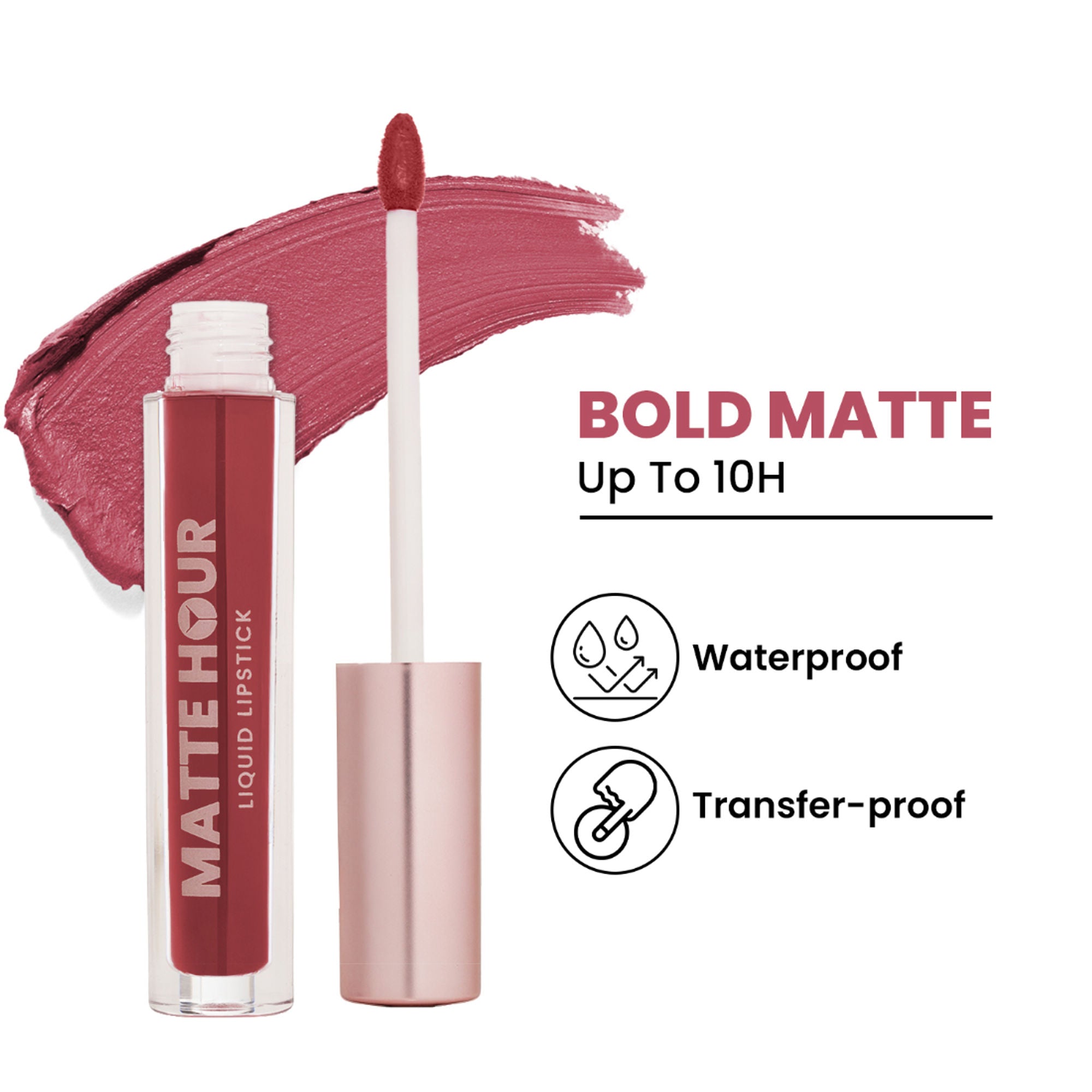 Swiss Beauty Matte Hour Waterproof Liquid Lipstick, Up To 10-Hour - 7 Terracotta Spritz - Distacart