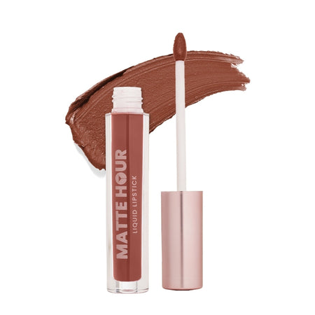 Swiss Beauty Matte Hour Waterproof Liquid Lipstick, Up To 10-Hour - 9 Cinnamon Sour