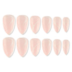shills professional reusable press on nails almond spn688