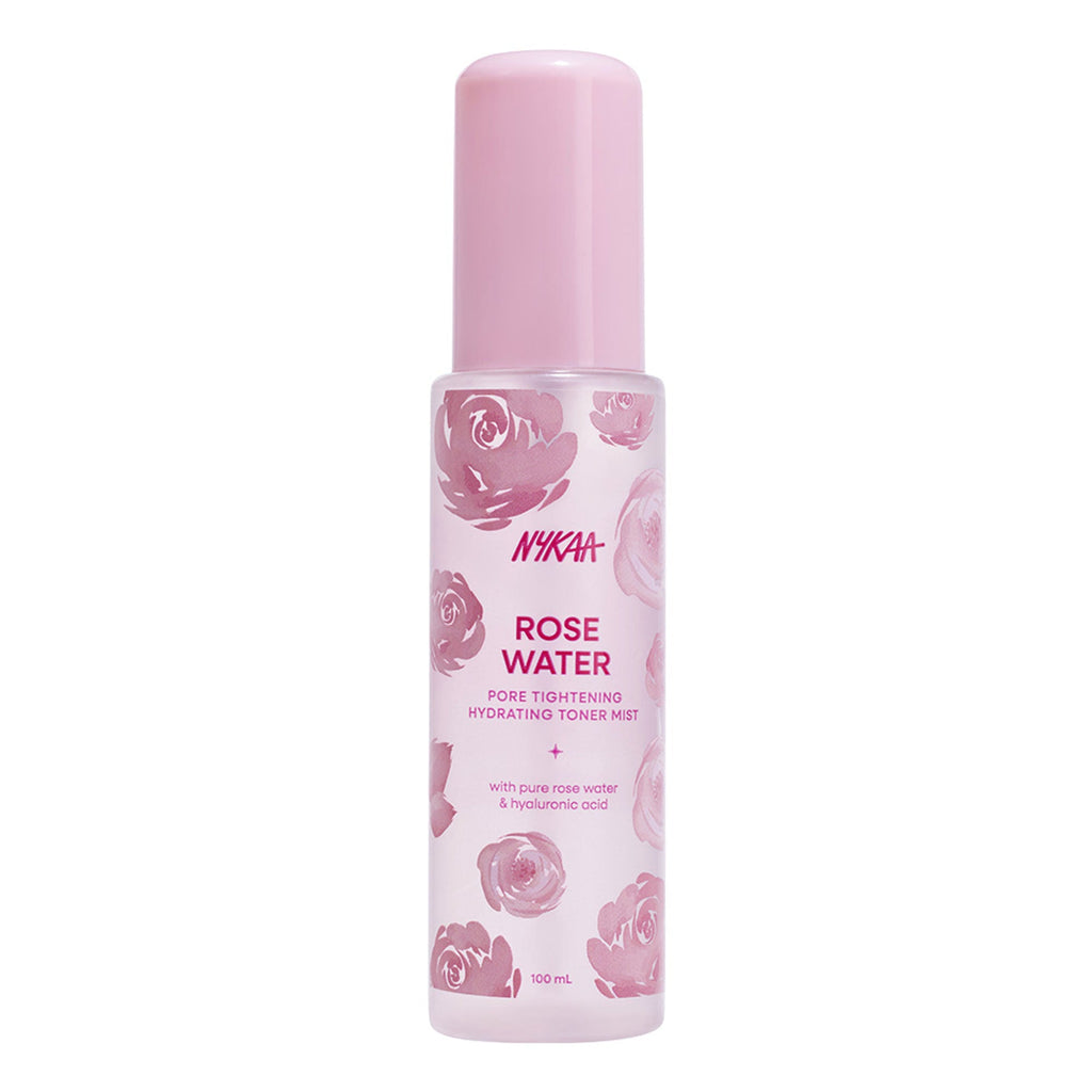 Nykaa Skin Rose Water Toner Mist with Hyaluronic Acid for Intense Hydration & Skin Barrier Repair - Rose Water and Hyaluronic Acid