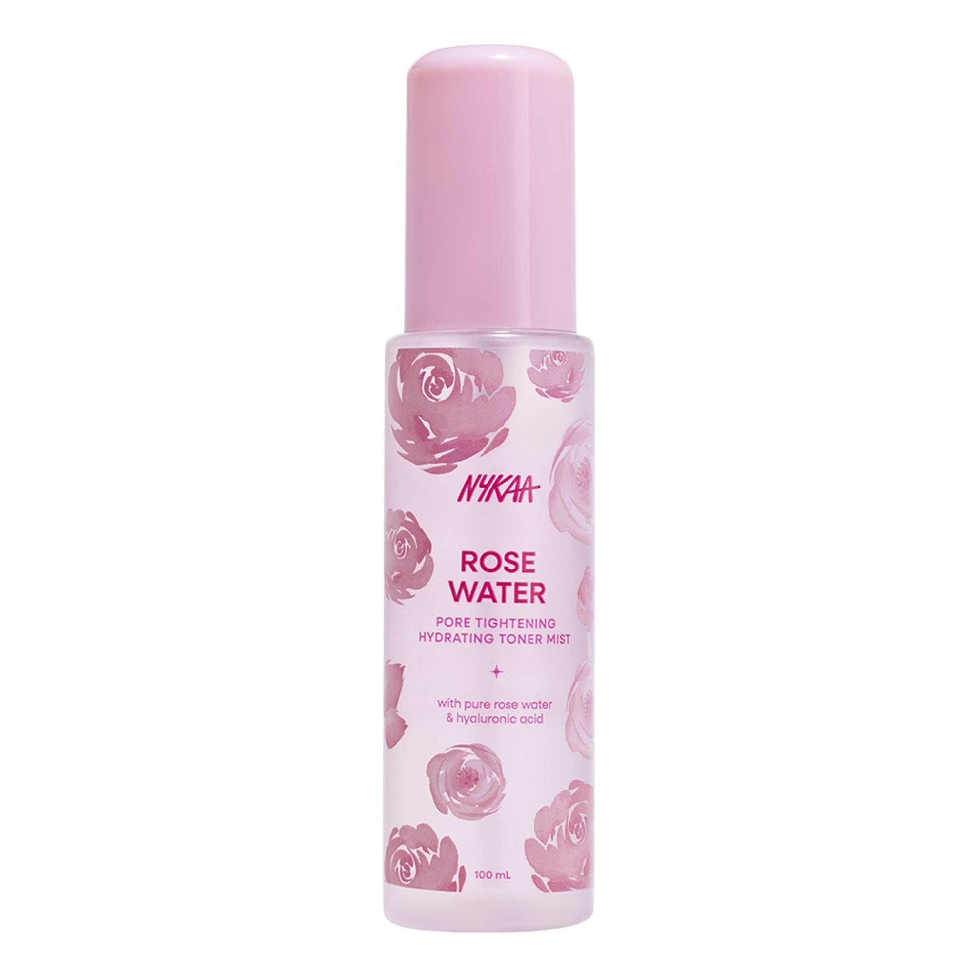 Nykaa Skin Rose Water Toner Mist with Hyaluronic Acid for Intense Hydration & Skin Barrier Repair - Rose Water and Hyaluronic Acid