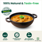 The Indus Valley CASTrong Cast Iron Cookware Set: Tawa + Kadai, Kitchen Set for Home, Pre-seasoned, 100% Pure, Toxin-free, Induction
