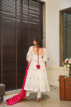 Yash Enterprise Eid Special White Premium Quality Suit Set - Distacart