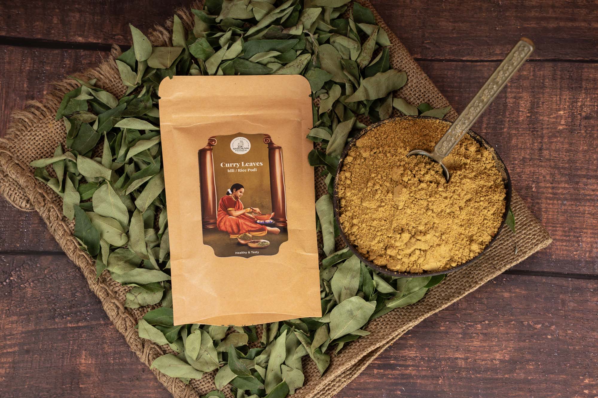 Narchuvai Foods Curry Leaves Idly Podi - Distacart