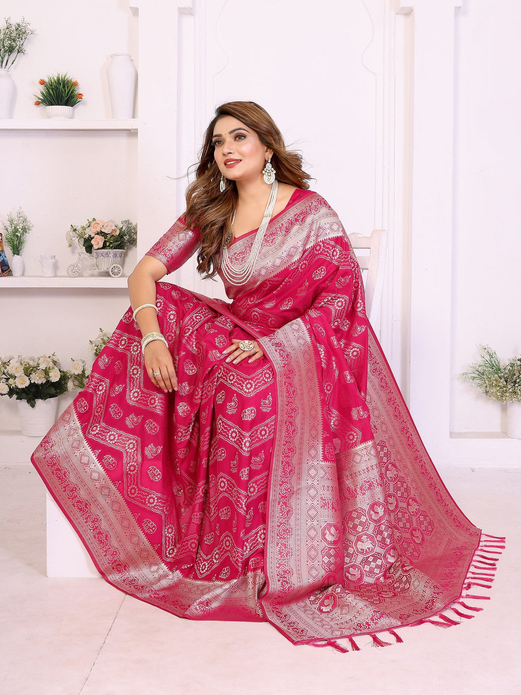 Anaita Premium Georgette Silk Saree - Distacart