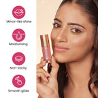 Swiss Beauty Moist Heist Shimmer Lip Oil Luminous Shine , Hydrating & Lightweight - 3 Orange Alert - Distacart