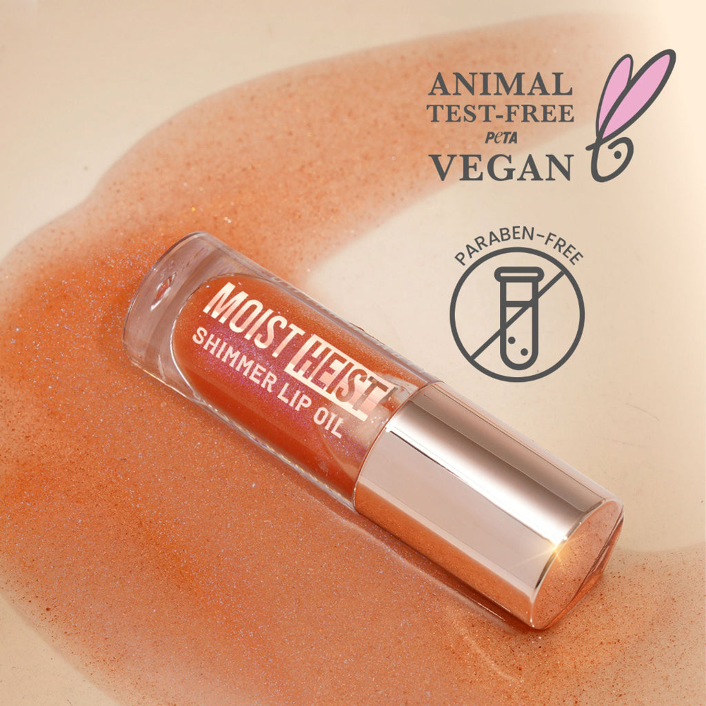 Swiss Beauty Moist Heist Shimmer Lip Oil Luminous Shine , Hydrating & Lightweight - 3 Orange Alert - Distacart