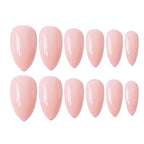 shills professional reusable press on nails almond spn631