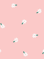 CHHAVI INDIA White & Pink Floral Ultra Soft 210 TC King Bedsheet with 2 Pillow Covers - Distacart
