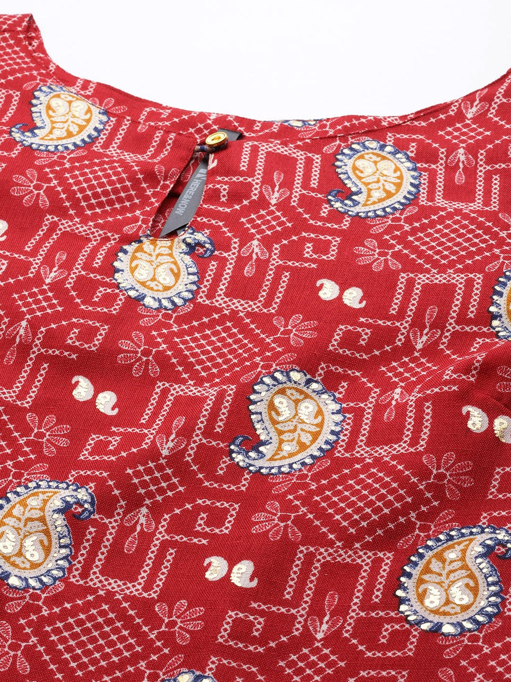 HERE&NOW Floral Printed Regular Kurta with Palazzos