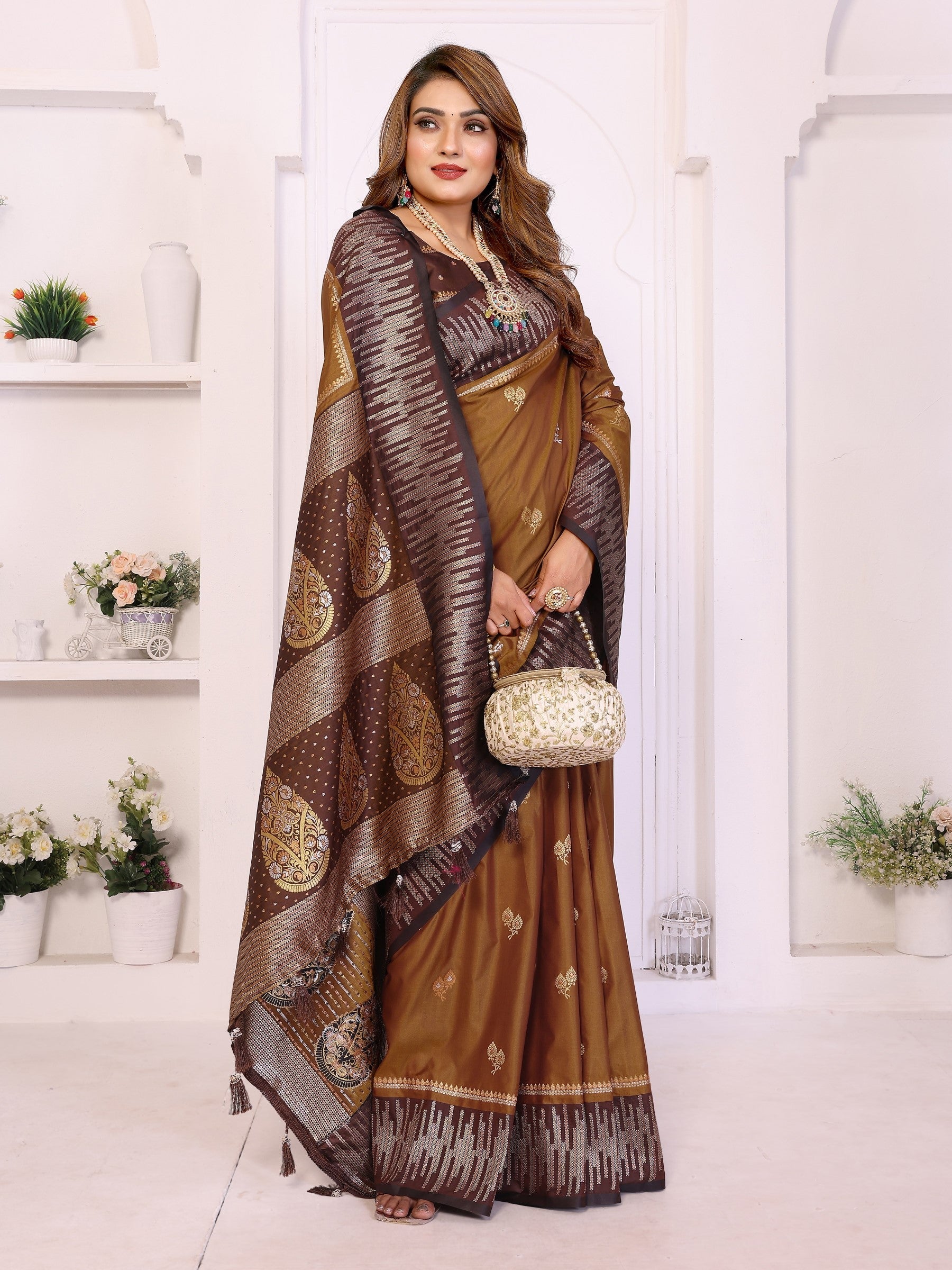 Anaita Premium South Soft Silk Saree - Distacart