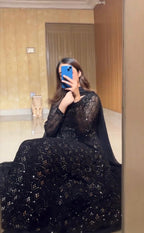 Yash Enterprise Black Fux Georgett Party Wear Salwar Suit - Distacart