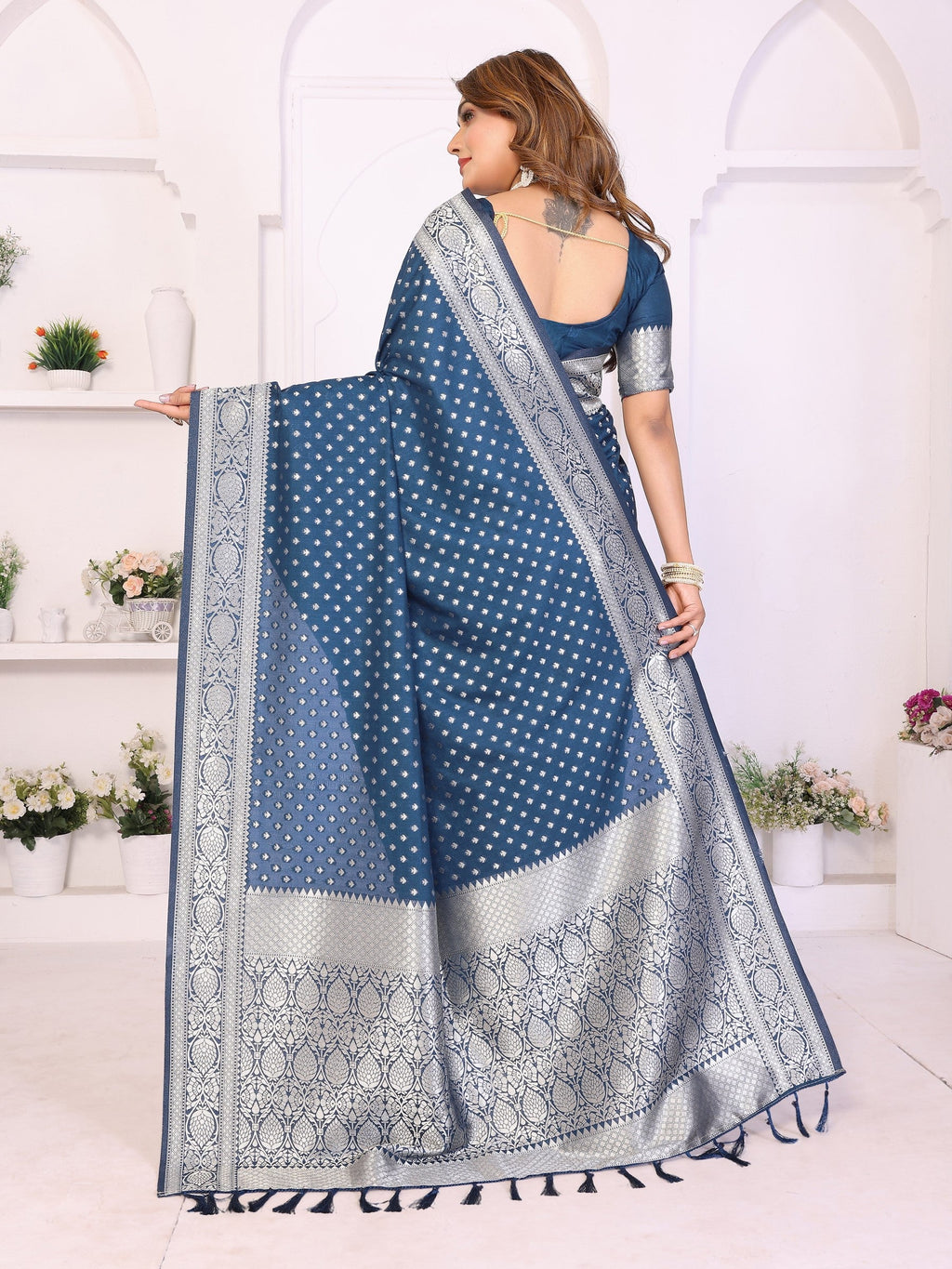 Anaita Premium Georgette Silk Saree - Distacart