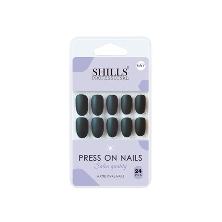 Shills Professional Reusable Press On Nails Oval - SPN657