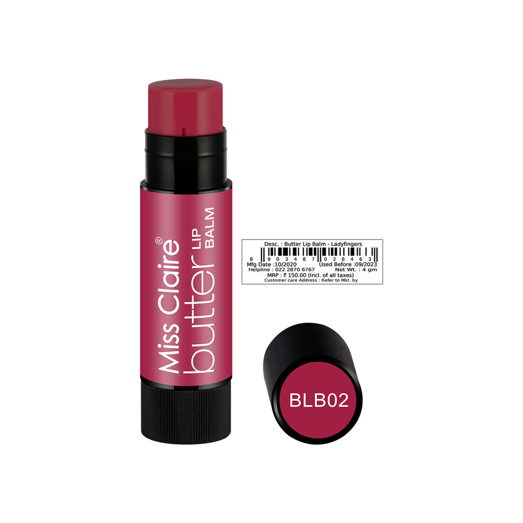 Miss Claire Butter Lip Balm - Ladyfingers - Distacart