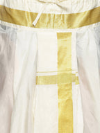Sethukrishna Men Cream-Coloured Solid Readymade Dhoti Pants - Distacart