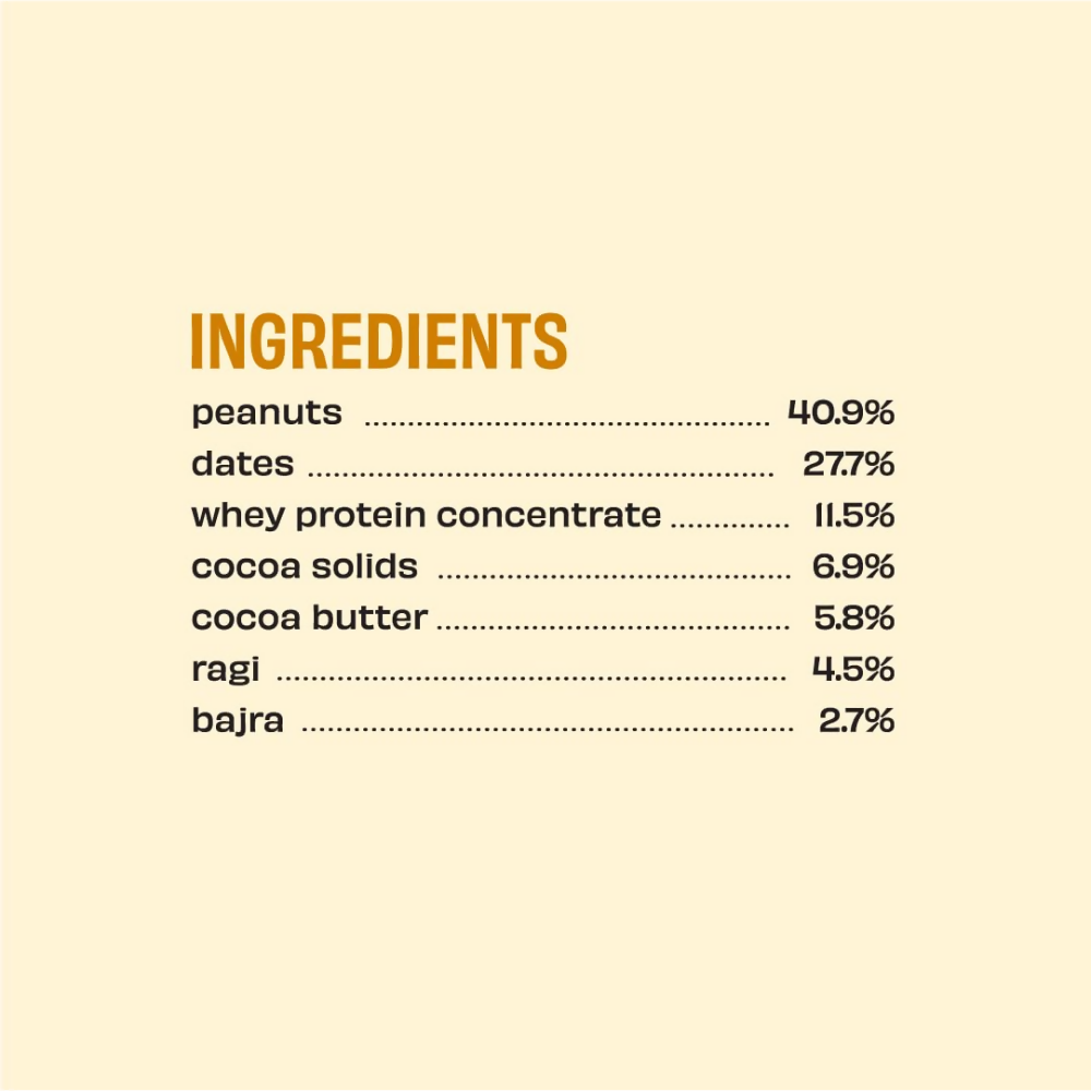 The Whole Truth Protein Bar - Peanut Millet Cocoa - Distacart