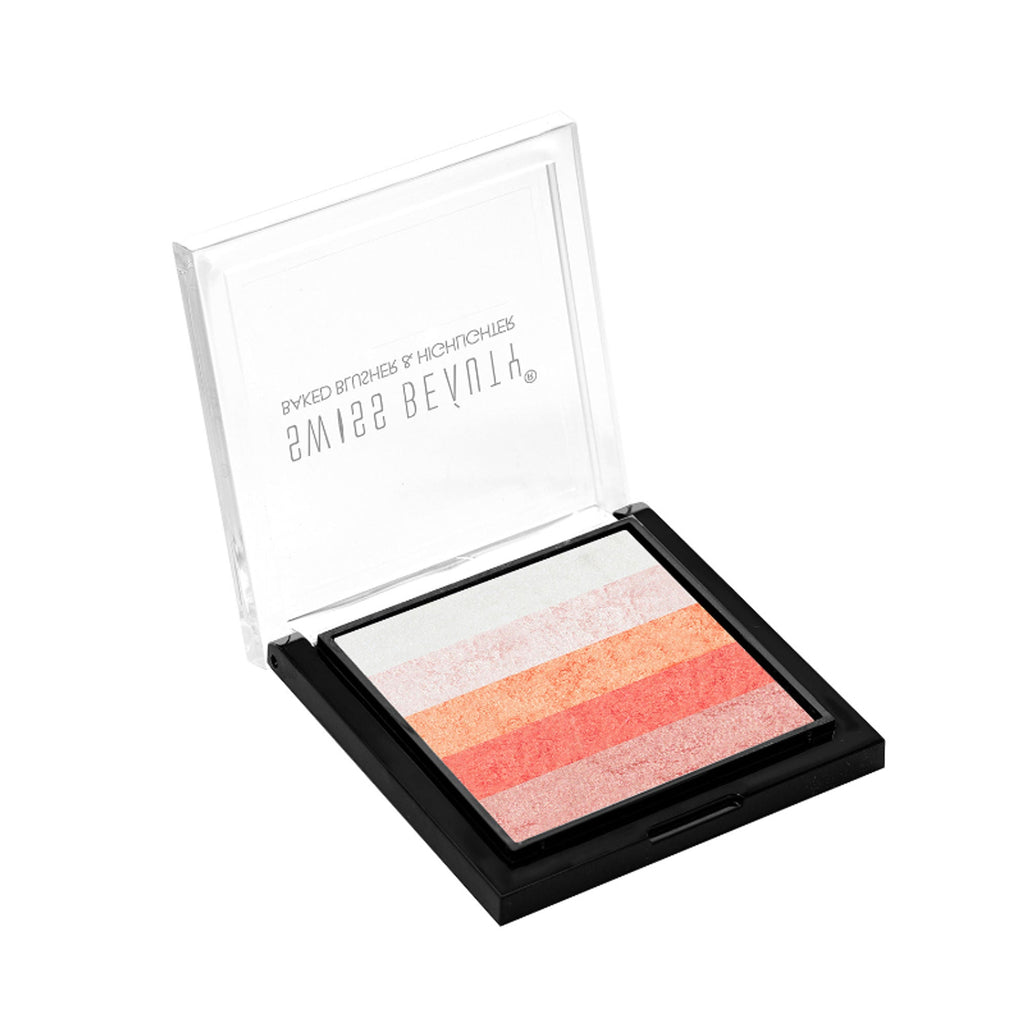 Swiss Beauty Brick Highlighter - 02 - Distacart