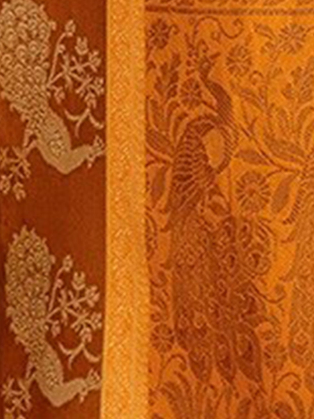 Sangria Ethnic Motifs Woven Design Art Silk Banarasi Saree