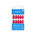 shills professional reusable press on nails almond spn648