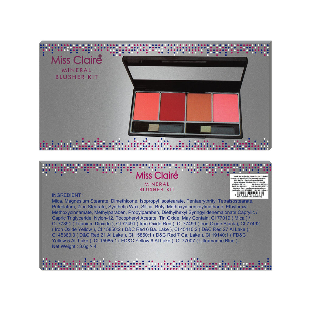 Miss Claire Mineral Blusher Kit - 3716-4-6