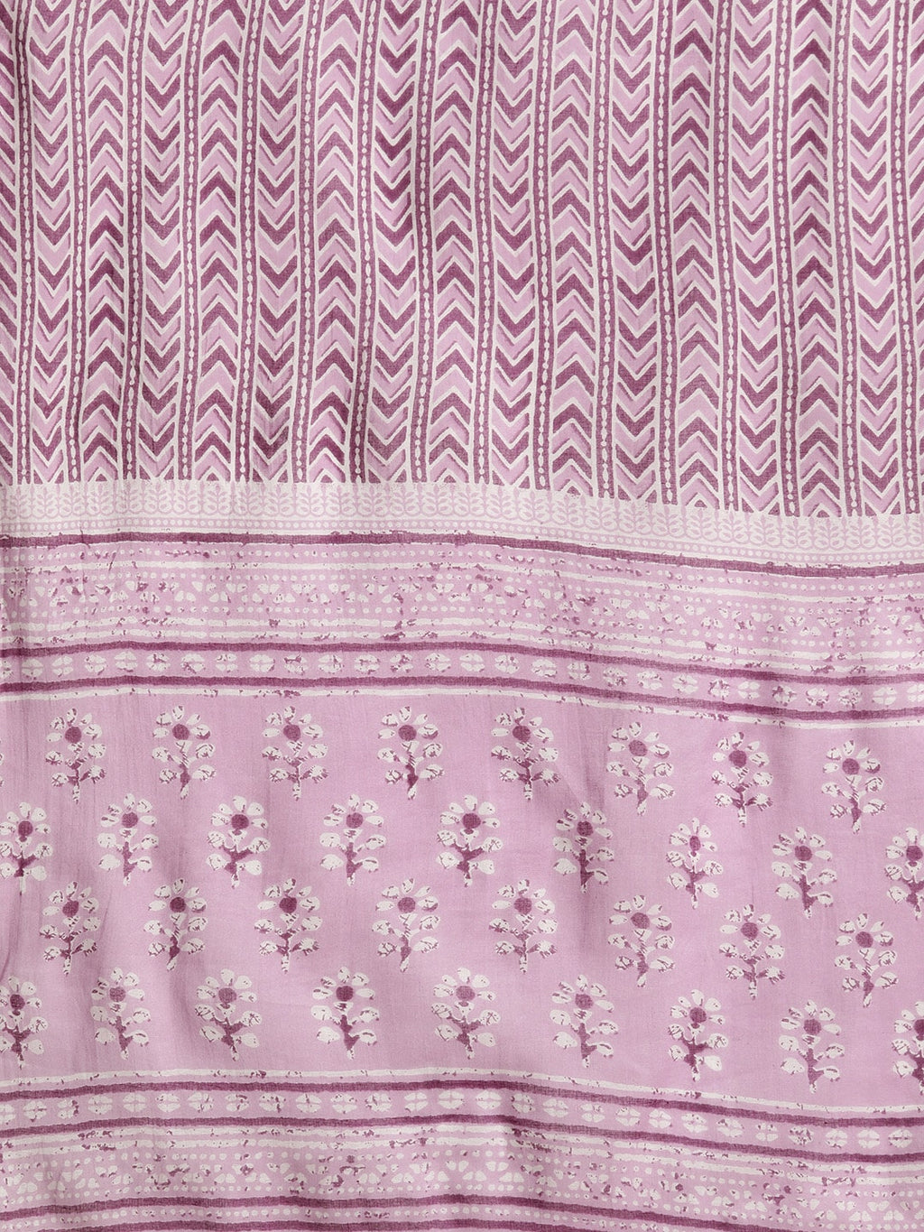 HERE&NOW Women Floral Printed Regular Pure Cotton Kurta with Palazzos & Dupatta