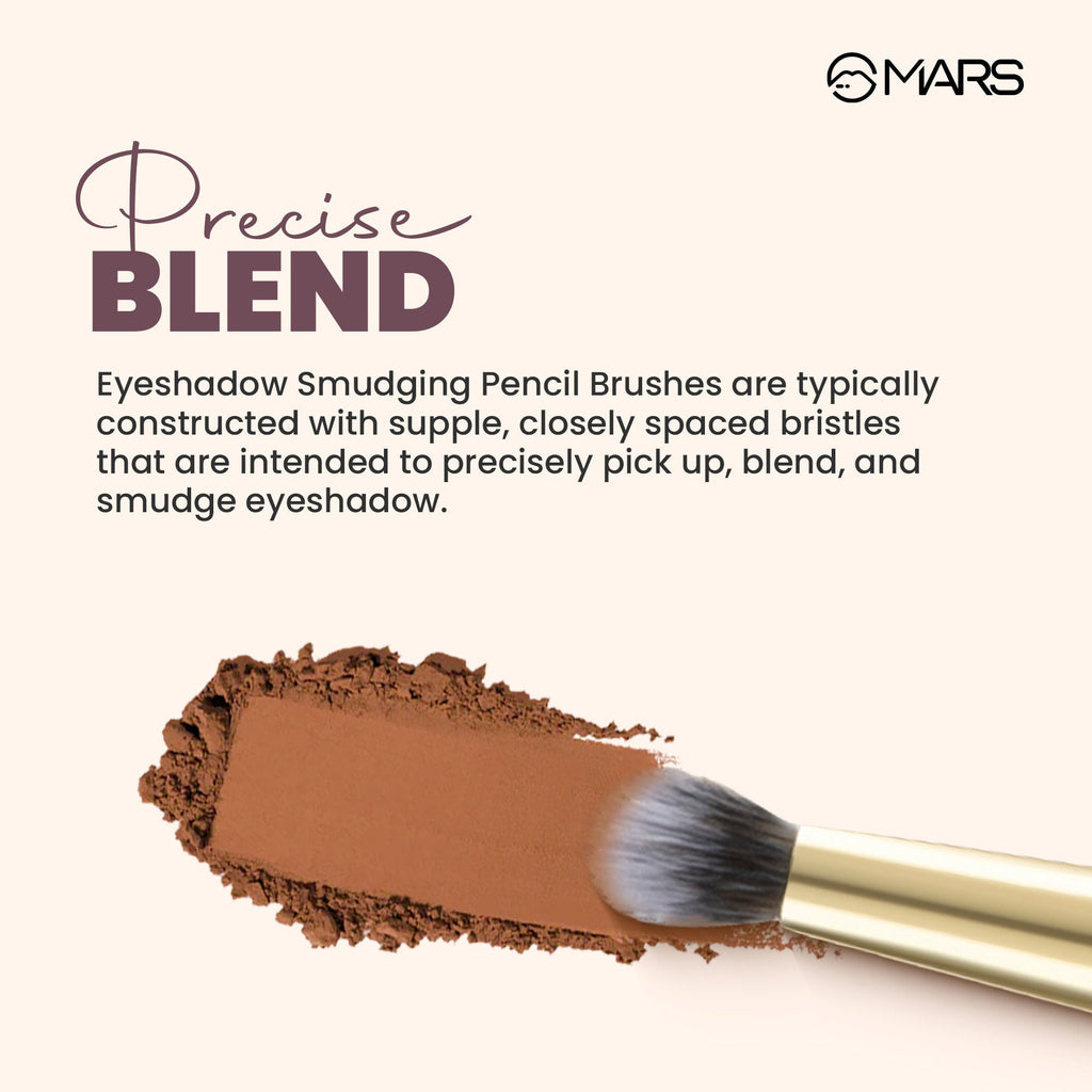 MARS Cosmetics Artist's Arsenal Professional Eyeshadow Smudging Pencil Brush Golden - Distacart