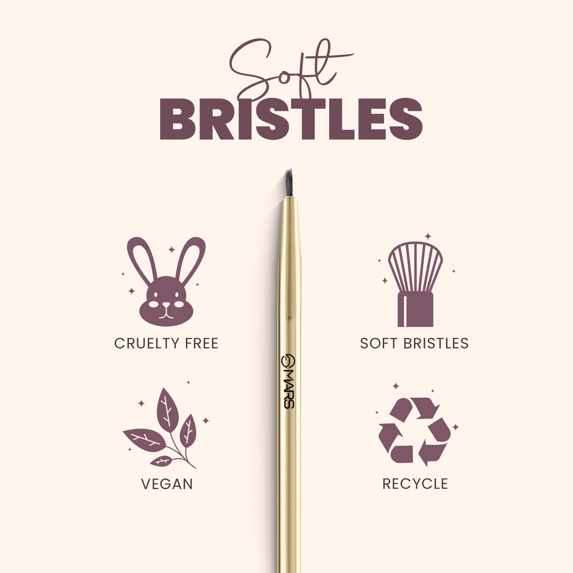MARS Cosmetics Artist Arsenal Professional Eyeliner Brush - Distacart