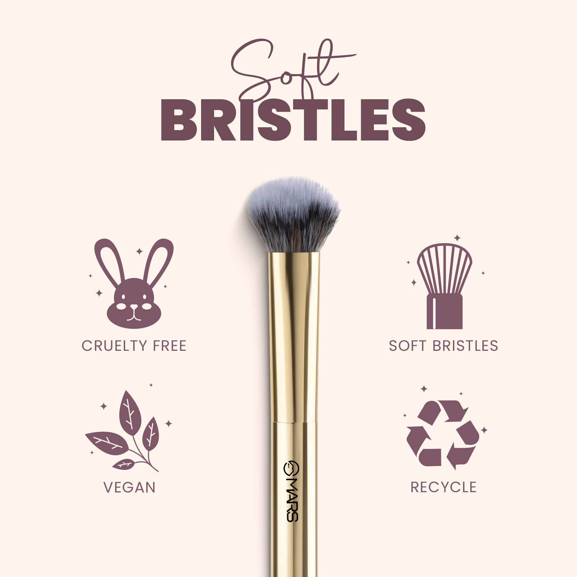 MARS Cosmetics Dense Highlighter Brush - Distacart