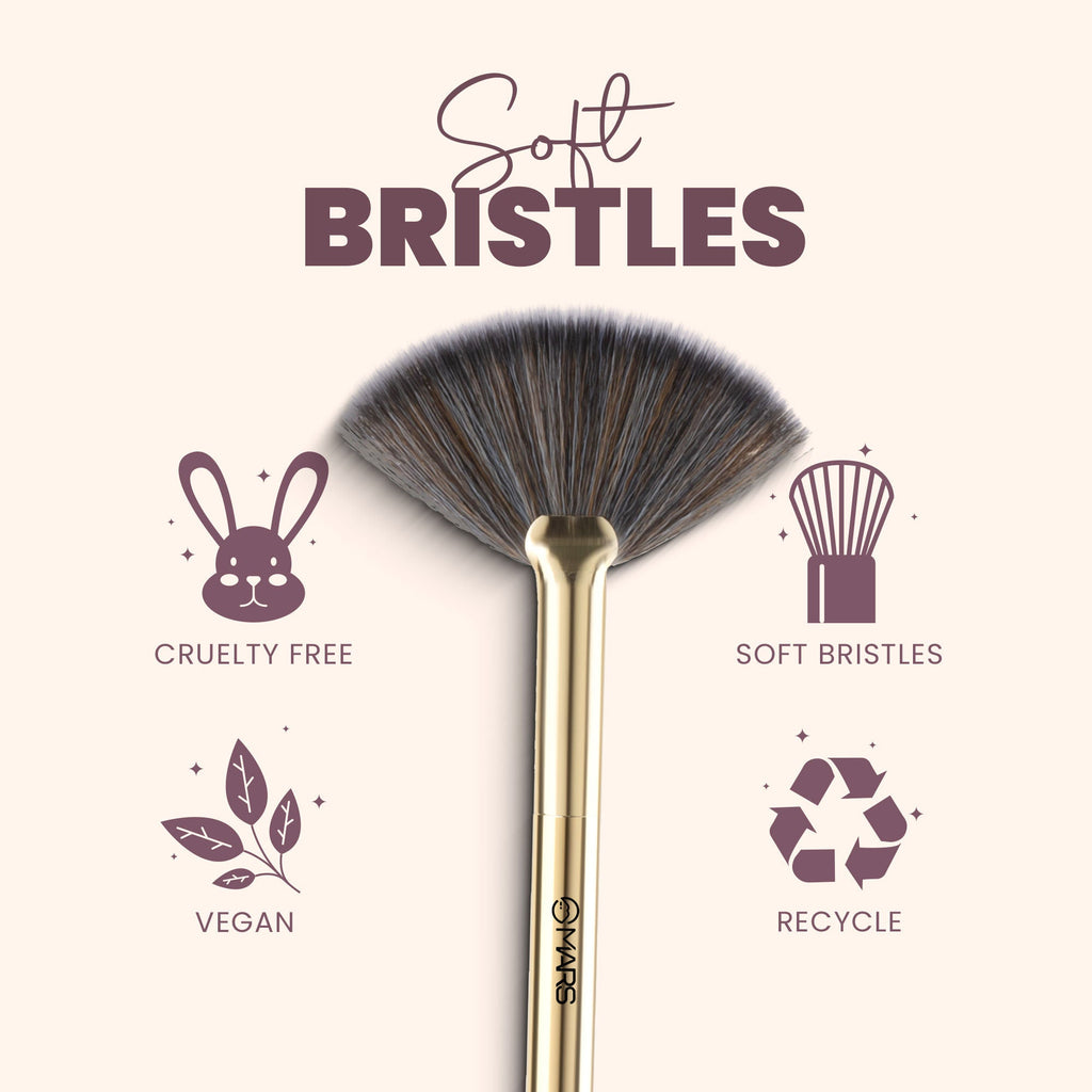 MARS Cosmetics Professional Fan Highlighting Brush - Distacart