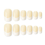 shills professional reusable press on nails french square spn726