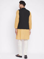 Even Apparels Men Black Nehru Jacket - Distacart