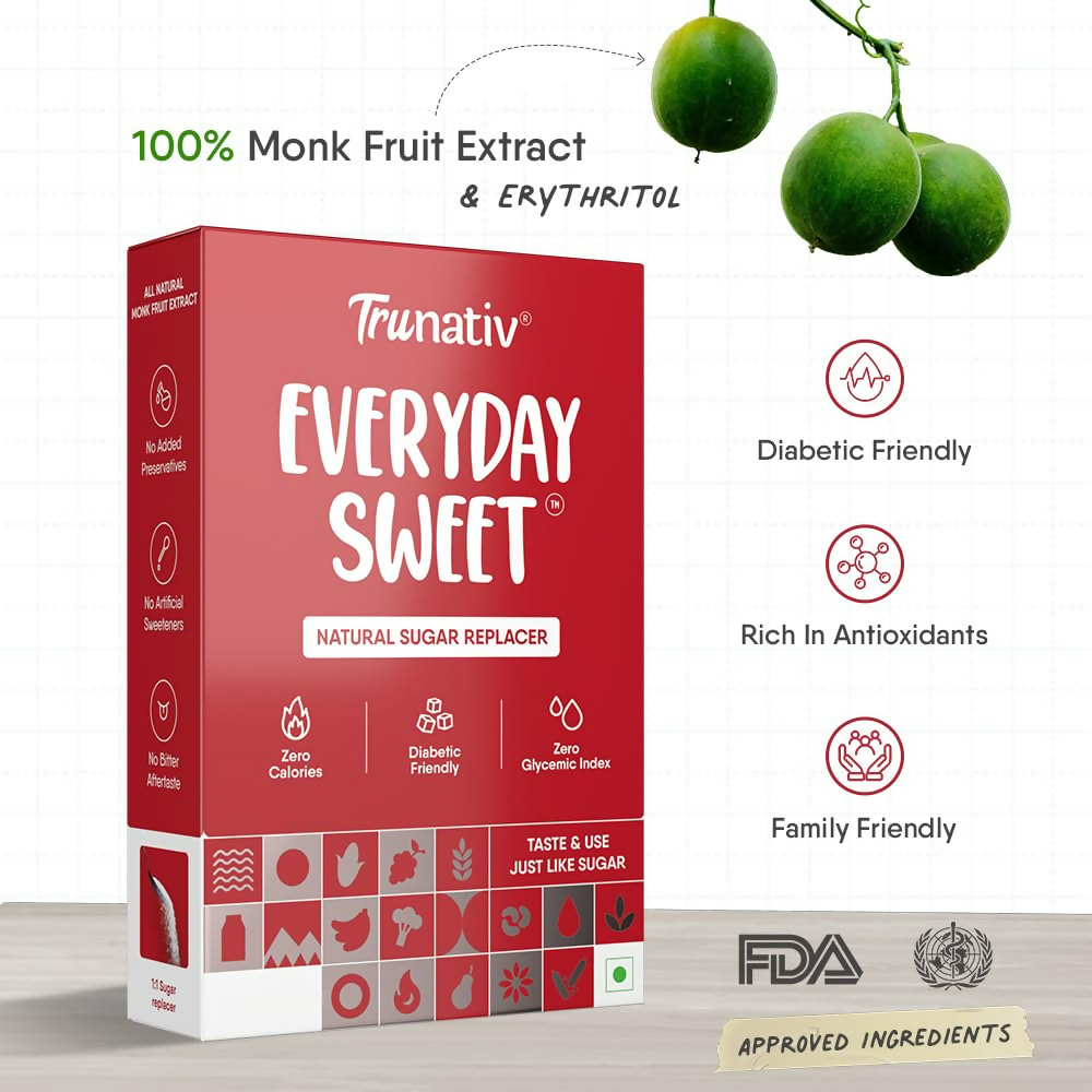 Trunativ Everyday Sweet Monkfruit Sweetener Powder