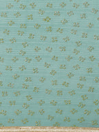 Saree Mall Blue & Golden Quirky Print Saree - Distacart