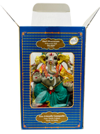 Eco-Friendly Ganesh Idol Small (Non-Toxic Colors) With Kumkum & Akshat - Limited Time Offer