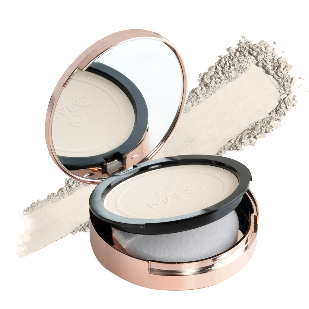 MARS Matte On Compact Powder with Applicator Puff - 01 Light