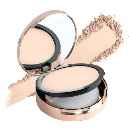 MARS Cosmetics Matte On Compact Powder with Applicator Puff - 02 Beige