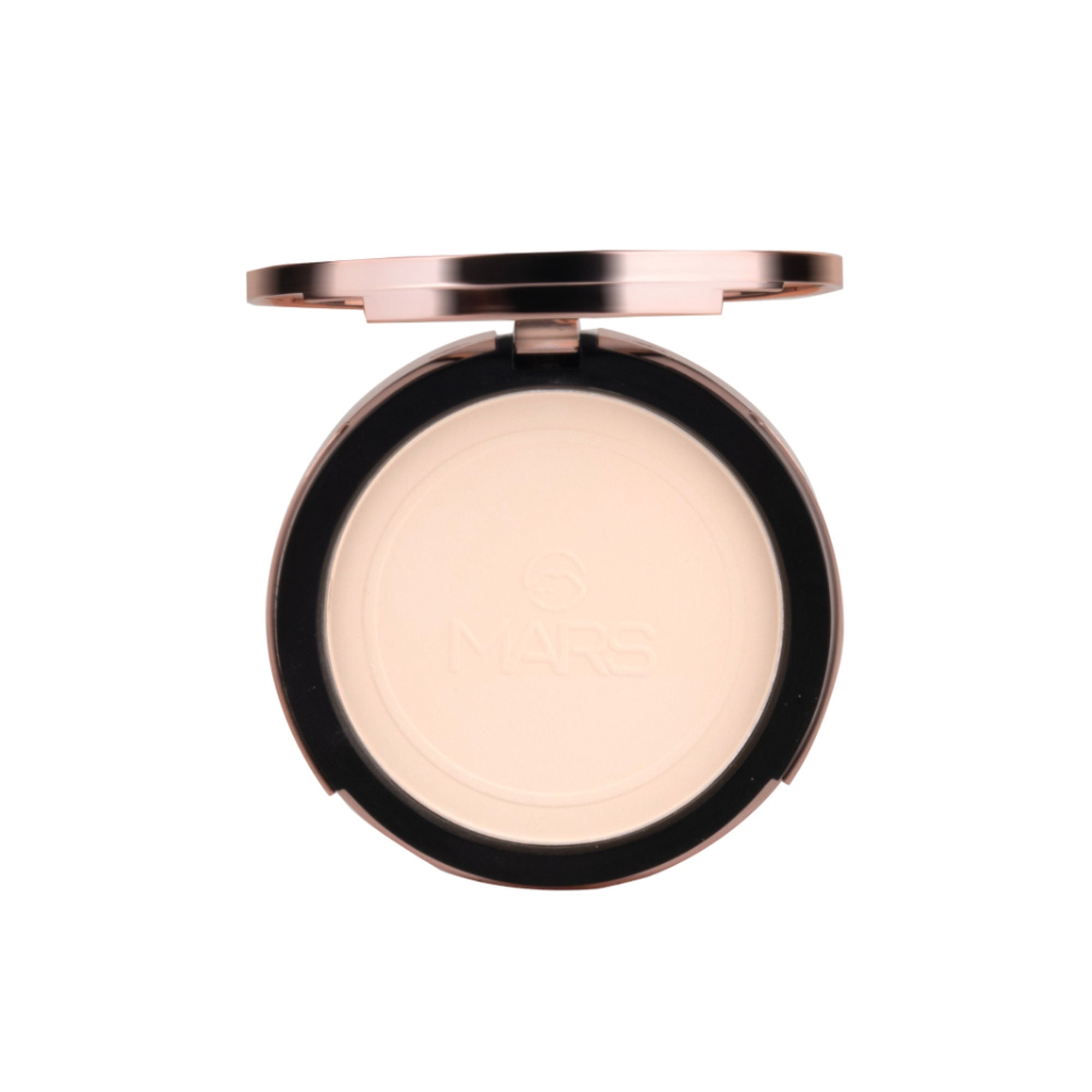 MARS Cosmetics Matte On Compact Powder with Applicator Puff - 02 Beige - Distacart