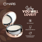 MARS Cosmetics Matte On Compact Powder with Applicator Puff - 06 Tan - Distacart