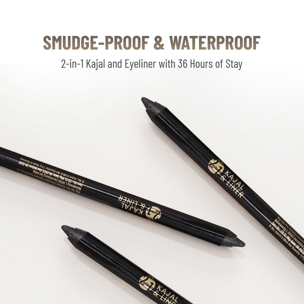 Swiss Beauty Bold & Black Kajal with Sharpener - Distacart