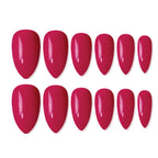 shills professional reusable press on nails almond spn634