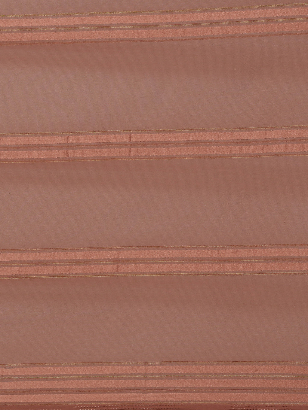 Saree Mall Brown Striped Mirror Work Saree - Distacart